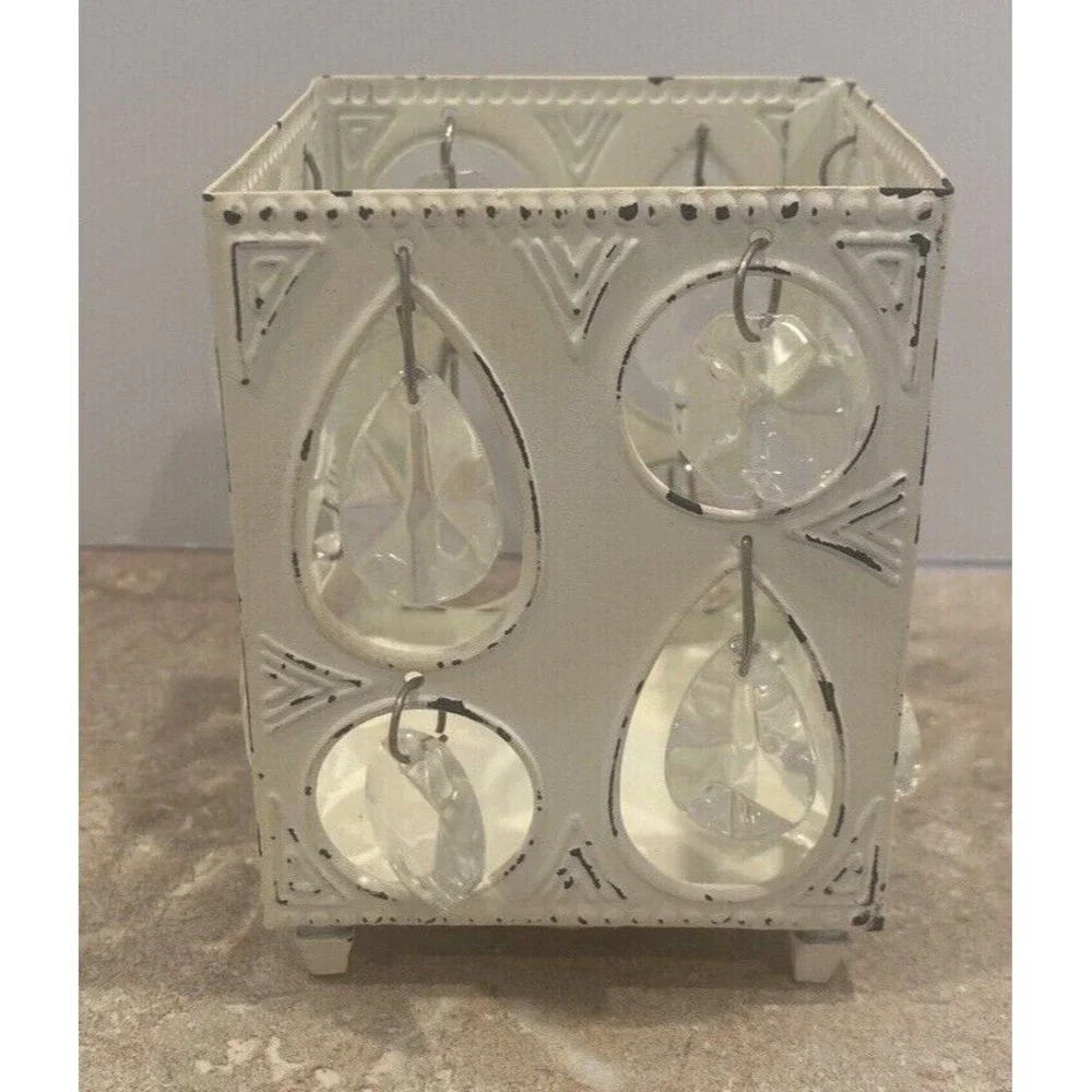 Metal Square Decorative Votive Candle Holder